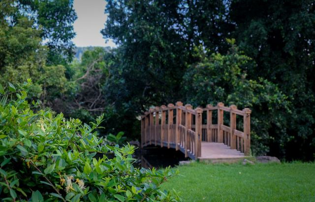 Construire une petite passerelle de jardin en caillebotis Construire une petite passerelle de jardin en caillebotis